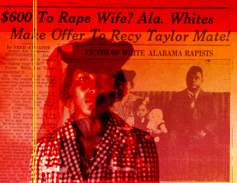 On September 3, 1944, Recy Taylor was kidnapped while leaving church and gang-raped by six white men.
